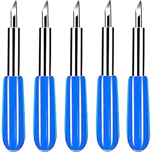 60 Degrees 5pcs Replacement Plotter Blades Vinyl Cutter Carving Machine for Roland Lettering Knife Milling Bits