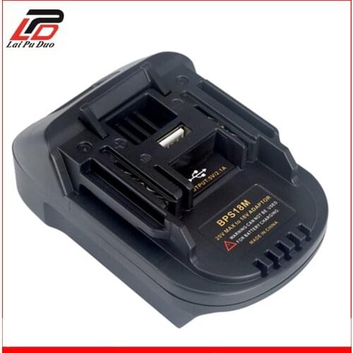 20V Battery Adapter BPS18M for Black&Decker for PORTER for Stanley Lithium battery For MAKITA BL18