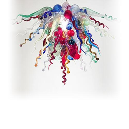 Chihuly Style Modern Art Deco Italian Glass LED Chandelier Lightings for New House Decor