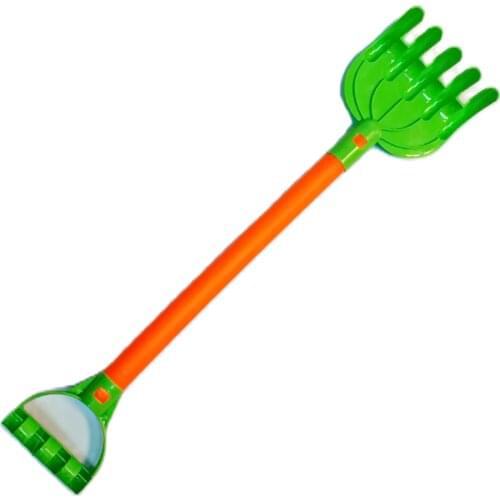 1 Piece 23‘’ Plastic Rake For Kids Sands Beach Very Long Garden Play Water Outdoor Party Toys Castle Box Gift