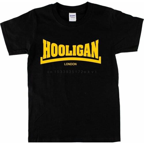 Hooligan Logo T-Shirt - Football, Punk, Casual, Add Your Town Name, Various Cols custom printed tshirt, hip hop funny tee