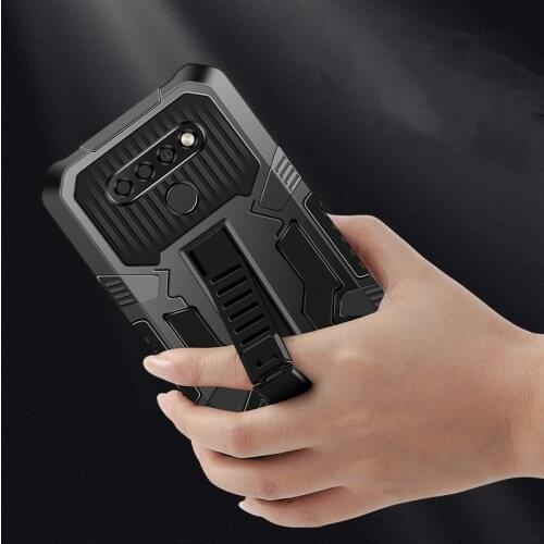 For LG Stylo 6 7 K 31 61 41S 51S Aristro 5 PRO Invisible Bracket Anti-Fall Shockproof Phone Cover Case