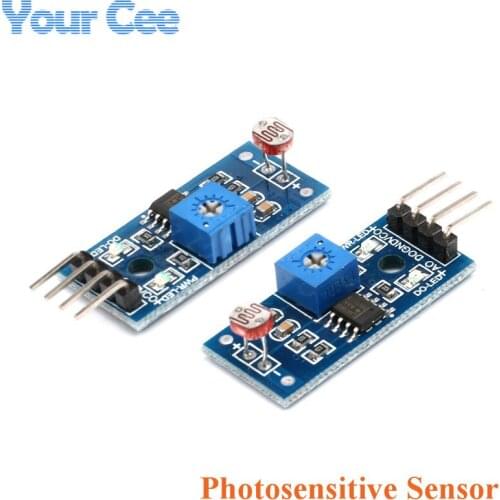 5PCS Optical Sensitive Resistance Light Detection Photosensitive Sensor Module for arduino 4pin DIY Kit