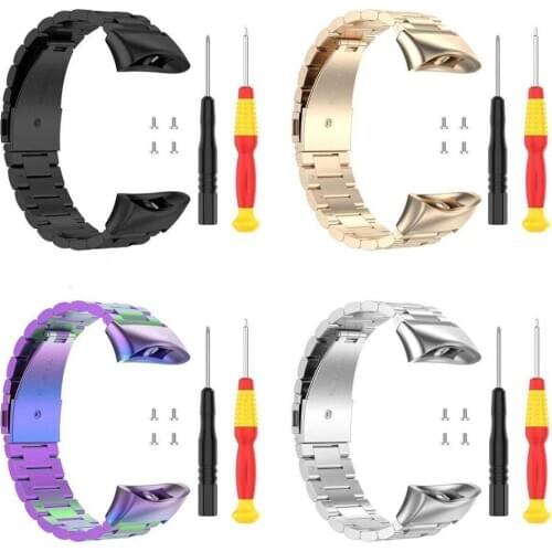 STAINLESS STEEL Band Watchband For Garmin Forerunner 45/45S/Swim2 Watch Quick Release Wrist Strap Bracelet