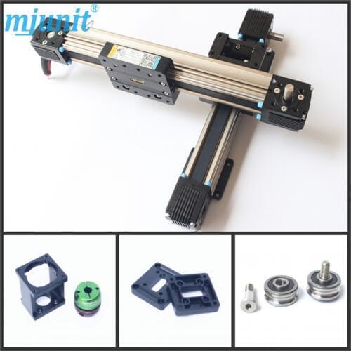 Linear guide lubrication system Precision XY Table , linear motion stage