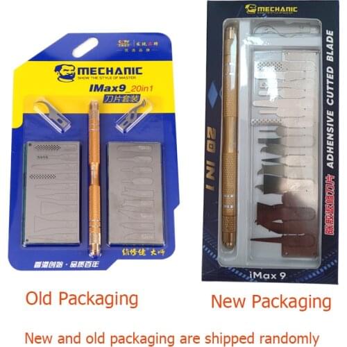 Mechanic NAND CPU IC Glue Remover Blade Edge Glue Scraper Ultra Thin Knife Motherboard BGA Chip Glue Cleaning Scraping Pry Knife