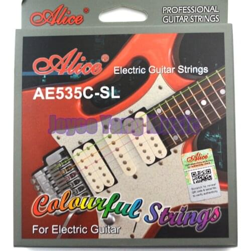Alice AE535C Colourful Electric Guitar Strings Plated Strings Colourful Coated Strings Wholesales Free Shipping