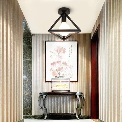 Retro LED Ceiling Light Lighting Fixture Modern Lamp Living Room Bedroom Kitchen Island Surface Mount Corridor Aisle Luminaire