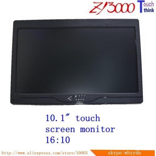 Stock D-sub 10.1" 16:10 Tft Led Hdmi Vga Av Input Usb capacitance multi Touch Screen Car Hd Monitor touch screen monitor