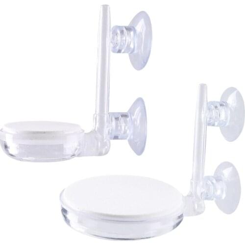 Air Stone Disc Bubble Diffuser Nano Air Stone Disk Fish Tank Bubble Stone with Suction Cups for Aquarium Fish Tank Pump