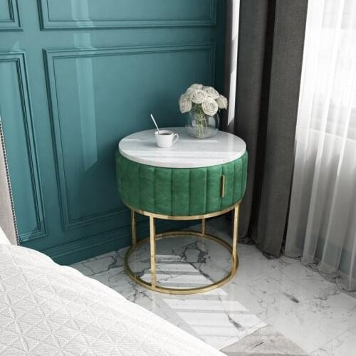 Custom High Quality Night Stand Modern Wooden Bedside Table,leather modern Nightstands Bedside Table Bed Side