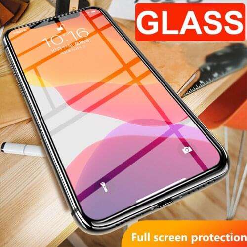 Protective Tempered Glass for iPhone 11 12 Pro Max XR Glass For iPhone XR X XS 7 8 SE 12 Mini 11 Pro Max Screen Protector Glass