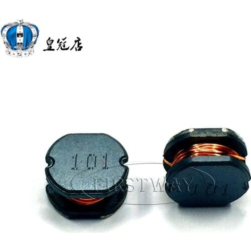 20pcs/SMD power inductors CD43 CD54 100UH word:101 4.5*4*3.2MM/5.8*5.2*4.5MM CD43=4.5X4X3.2MM/CD54=5.8X5.2X4.5MM