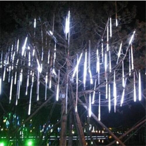 50CM 8PCS/Set Meteor Shower Rain Tubes Led Decoration Lamps Outdoor Lighting Waterproof For Tree Garden Wedding Party H-34