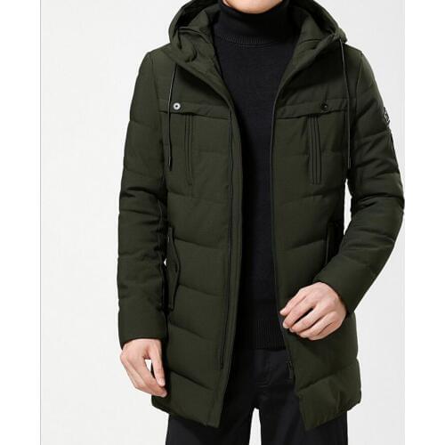 BADUN QISHI Men's Parkas With A Hood