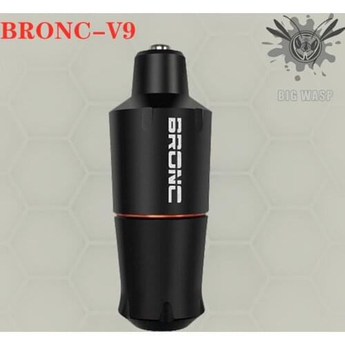 BRONC-V9 Mini Rotary Tattoo Machine Short Pen Strong Quiet For Tattoo Liner Shader Fit in Cartridge Needle Free Shipping