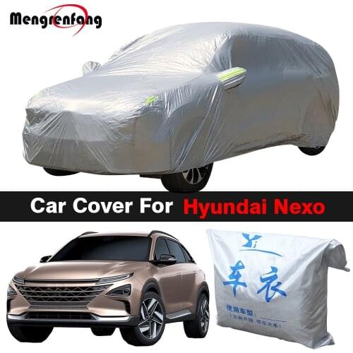 Full Car Cover SUV Outdoor Sun Shade Anti-UV Rain Snow Dust Resistant Cover For Hyundai Nexo