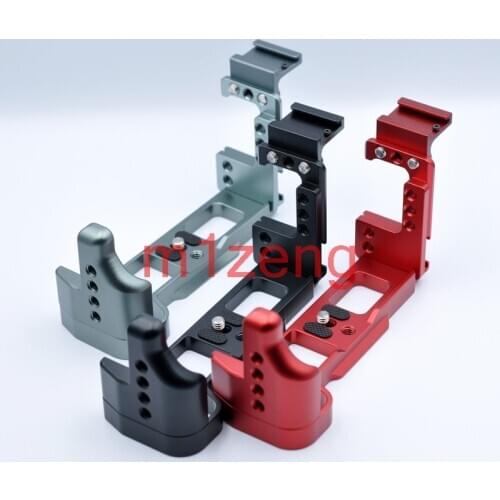 EOSM6II with hotshoe Vertical Quick Release L Plate/Bracket Holder hand Grip adapter for canon ef-m EOS-M6II camera tripod