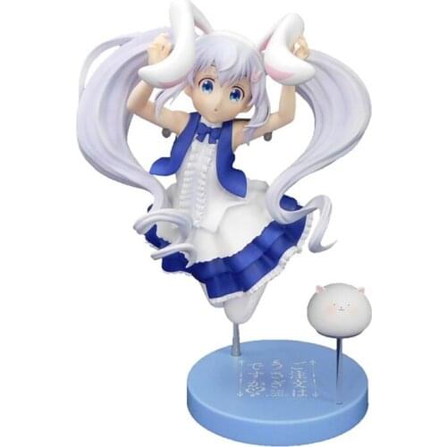 Is The Order A Rabbit? Kafuu Chino Rabbit Costume Anime Figure Model Desktop Ornaments Collectible Model Toys Anime Toys Gift