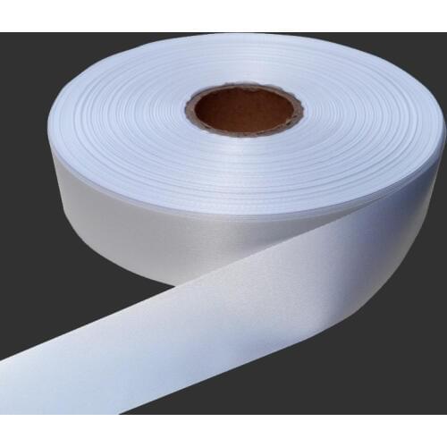 Quality Silk 35mm blank waterproof washing mark high grade laundering tags for garment with real picture provide custom order