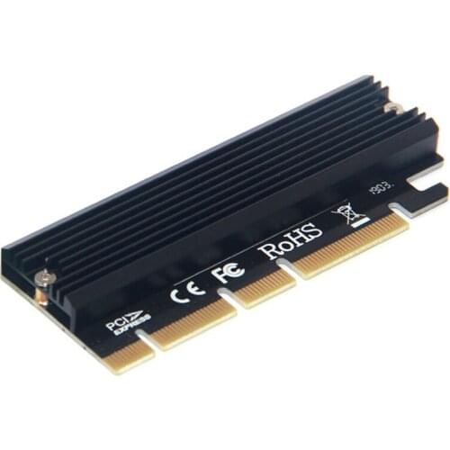 PCIE NVME M.2 M Key to PCIE 4X 8X 16X Adapter Expansion Card Support 2230 2242 2260 2280 SSD