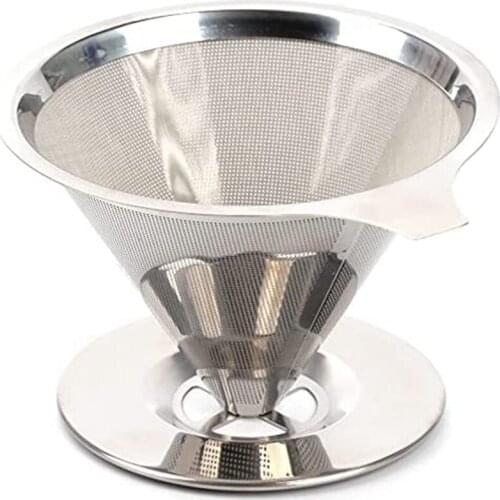 Pour Over Coffee Dripper Reusable Drip Cone Coffee Filter Portable Pour Over Coffee Maker Home Office Camping
