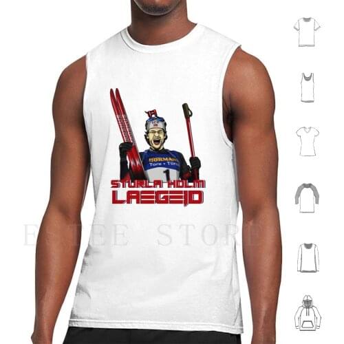 Sturla Tank Tops Vest Sleeveless Sturla Laegreid Biathlon Norway Biathlon Norwegian Biathlete Sturla Holm Laegreid Laegreid