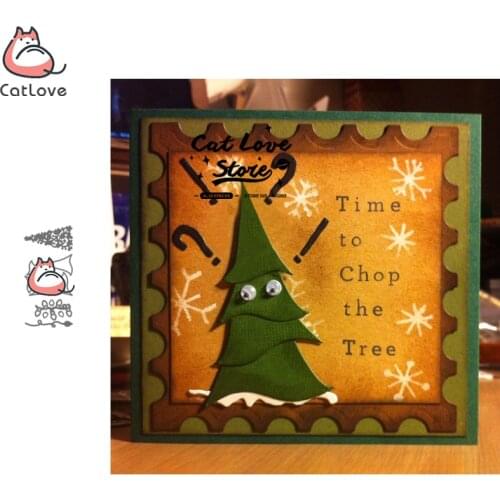 Creative Christmas Tree Metal Cutting Dies Scrapbooking Stencil Die Cuts Card Making Decorative Craft Embossing New Die For 2019