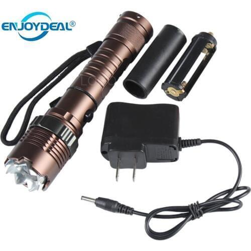 New Arrival 2000LM Zoom in/out 5-Mode T6 LED Flashlight Torch Charger cycling, climbing, camping and other outdoor