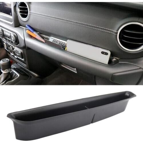 Grab Tray Passenger Storage Tray Organizer for 2018-2019 Jeep Wrangler JL JLU & 2020 Jeep Gladiator JT Grab Handle Accessory Box