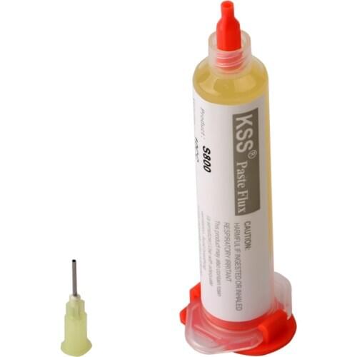 S800 10CC Solder Paste Flux Soldering Paste with Needle for Soldering SMD BGA Dispensing Welding