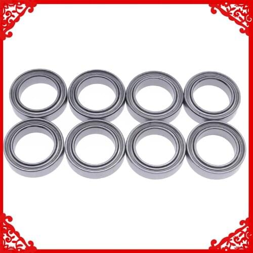 RCAWD 8pcs 10x15x4mm ball bearing for 1-10 RGT 86100 86110 FTX5579 Outback Fury crawler parts