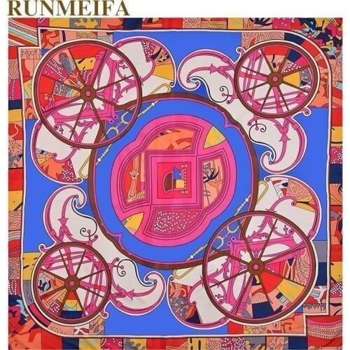 RUNMEIFA Women's Silk Scarves