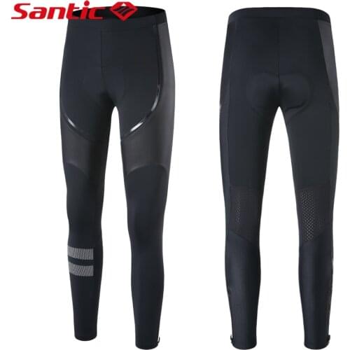 Santic Men Cycling Pants Bike Pants MTB Riding Bicycle Quick-drying Breathable Spring Autumn Cycling Pants Asian size M0C04119
