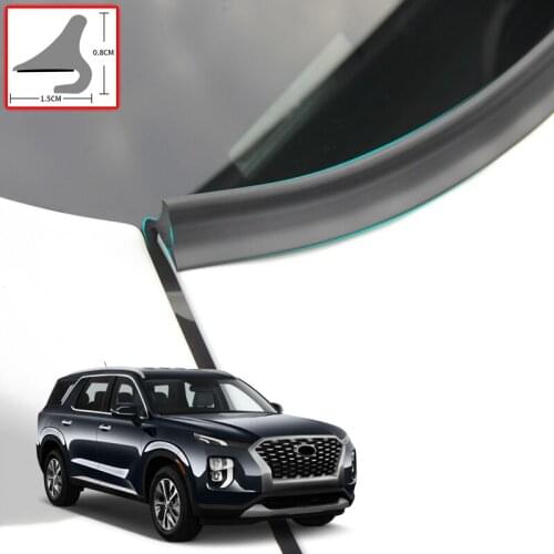 For Hyundai Palisade 2020-2022 DIY Car Seal Strip Windshied Spoiler Filler Protect Edge Weatherstrip Strip Sticker Accessories