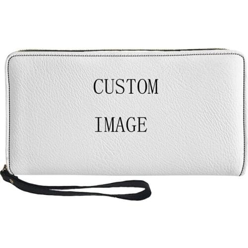 Clutch Purse for Women Wedding/Party 3D Printed Lady Leather Portable Clutches Wallet with Hand Strap Ladies Card Holder Custom