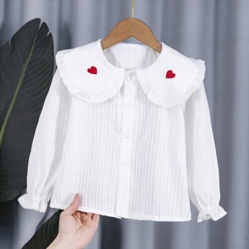 Amya Baby White Blouses For Girls