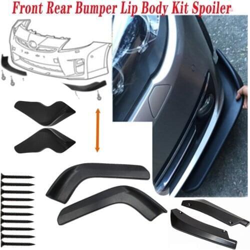 Car Front Rear Spoiler Fender Wrap Angle Bumper Cover For Skoda Octavia A5 A7 Kodiaq Superb 2 Rapid Fabia 1 Porsche 911 Cayenne