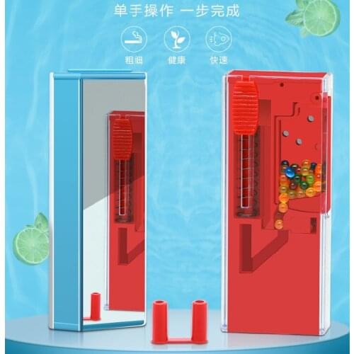 Bead Pusher Cigarette Beads Box Automatic Pop Up Beads Back Mirror Filter Tip Capsule Box Ice Explosion Bead Pusher Smoking Tool