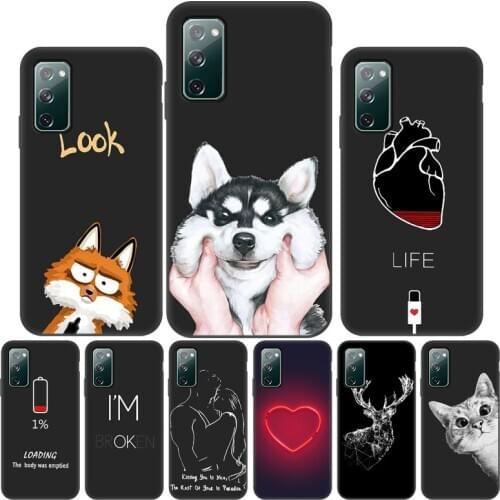 DIY Painted Case For Samsung Galaxy S21 Ultra Case Silicon Phone Fundas Samsung S20 FE Plus Lite S 20 21 Fan Edition Covers