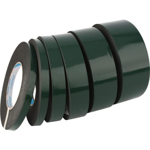 10m Double Sided Tape Strong Adhesive Black Foam Tape for Cell Phone Repair Gasket Screen PCB Dust Proof (1mm Thick)