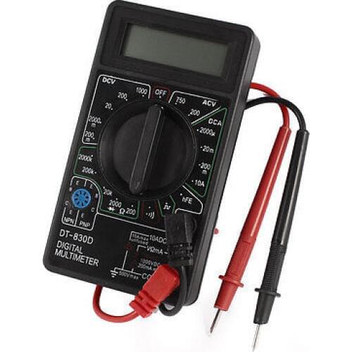 Electrical DT-830D AC DC Voltmeter Ammeter Resistance hFE Test Digital LCD Multi-meter