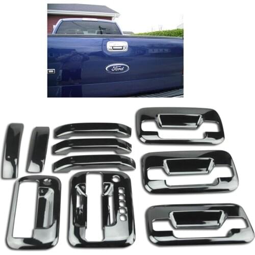 Best quality door handle cover F150 2004-2014 for Fo/rd car auto tailgate chrome for vehicle hot selling