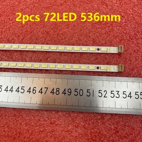 2pcs/set 72LED 536mm LED backlight strip for Toshiba 42SL863 74.42T16.001-2-DS1 42T11-05B 42T16-04c 42T16-03C T420HB01