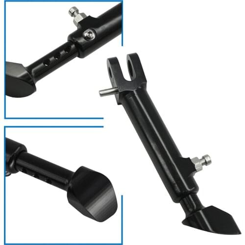 Motorcycle CNC Aluminum Adjustable Kickstand For KAWASAKI Z900RS Z 900 RS Z900 RS 2018 2019 2020 Foot Side Stand Support Black