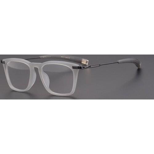 Brand Designer Men Glasses Frame Original Quality Titanium Acetate Handmade Super Light Eyeglasses Women Myopia Spectacle DLX403