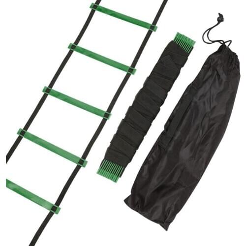 3 color 4/6/7/9/12/14 Rung Nylon Straps Agility Training Ladders Soccer Football Speed Ladder Training Stairs Fitness Equipment