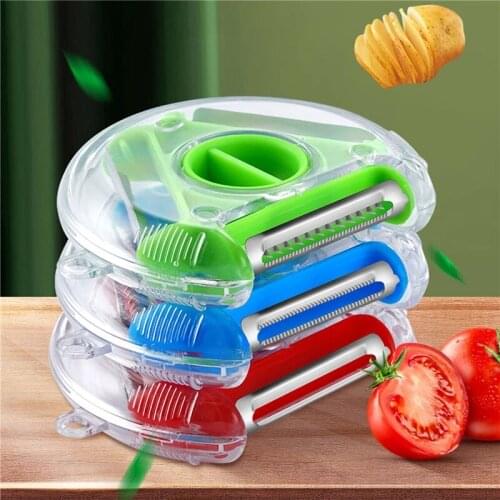 Three-in-one Peeler Shredder Slicer Multifunctional Stainless Steel Kitchen Tool
