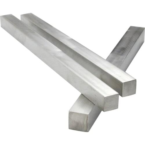 304 stainless steel bar flat bar square steel square bar length 500mm