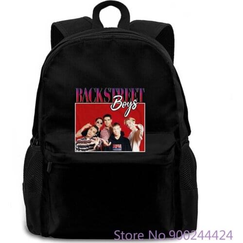 Backstreet Boys Black Printed New women men backpack laptop travel school adult student